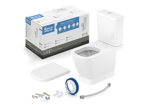 Foto do produto Kit Bacia com Caixa Acoplada e Assento Soft Close Roca 